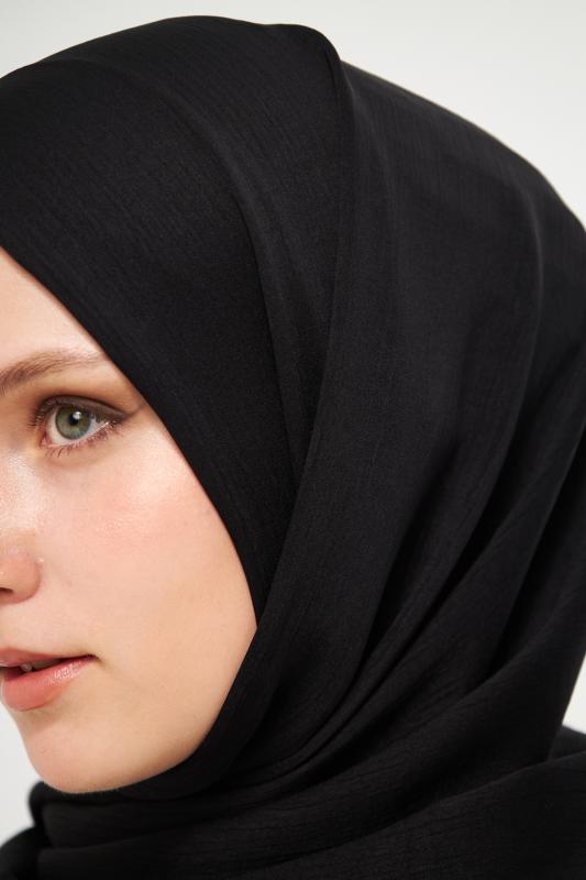 SakaFashion İpeksi%20Bürümcük%20Şal%20-%20SİYAH