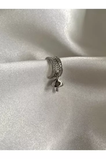 Mantarlı Earcuff Kıkırdak Küpe 